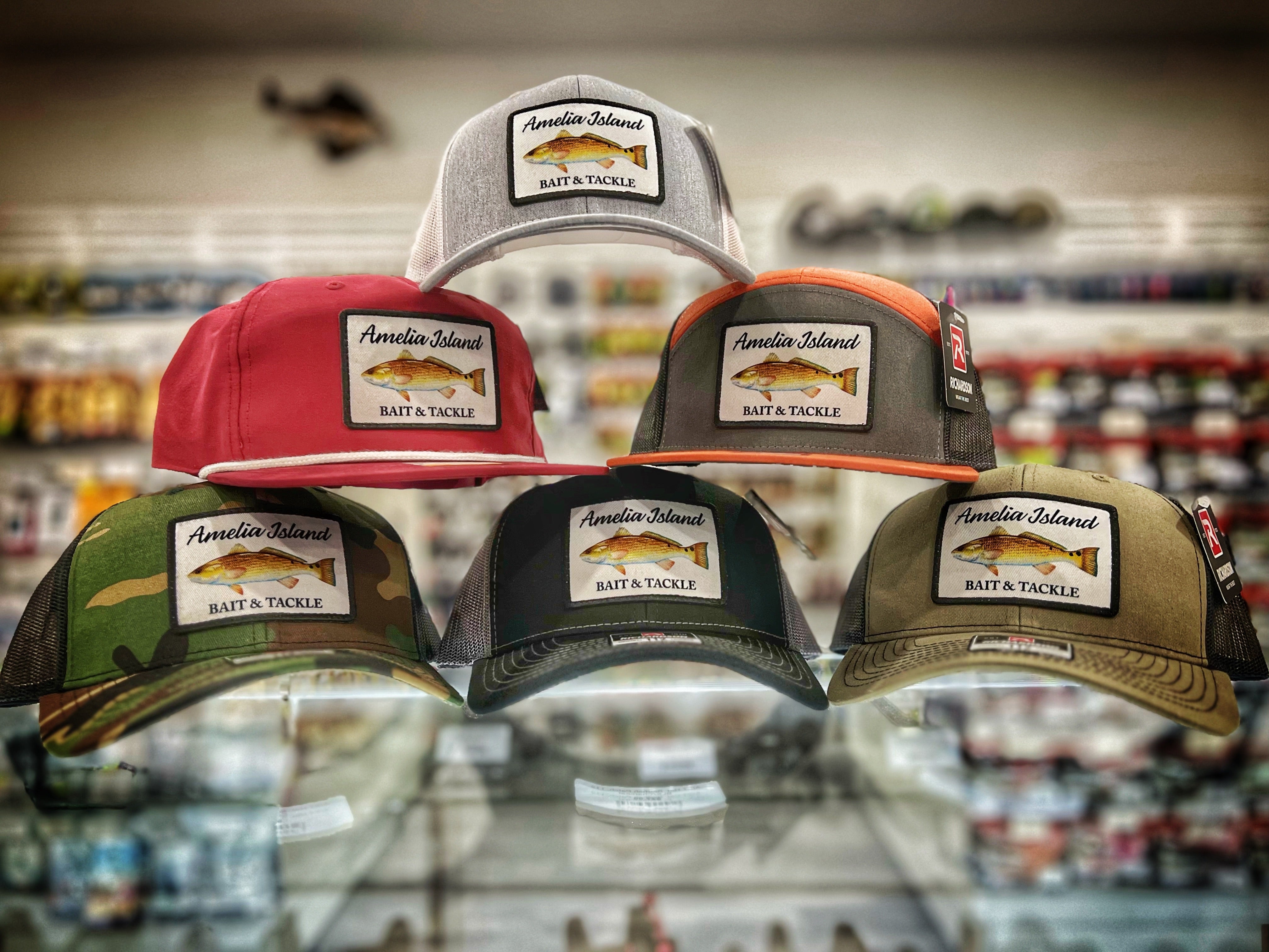 Richardson Redfish Patch Hats – Amelia Island Bait & Tackle